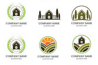 do natural, organic, agriculture farm and environmental logo