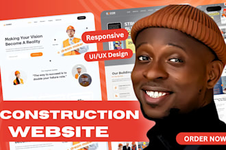 design construction website contractor website remodeling website in wordpress
