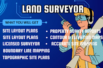 land surveyor for topography  land surveyor accurate property and site surveys