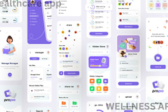 develop health app, wellness app, fitness app, meditation app