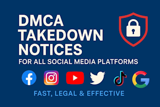 takedown defamatory content from google, reddit, tiktok, instagram under dmca