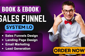 build your systeme io funnel for ebook and book promotion