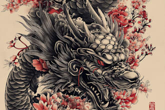 design personalized japanese style tattoos