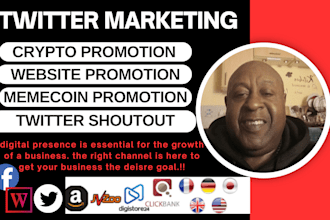 twitter shoutout sharing crypto nft website business link to 50m ger USA UK