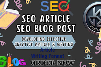 write high quality SEO articles, blog post, copywriting, website content writing