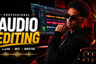 do professional audio editing and noise reduction
