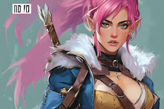 create your fantasy character for your dnd character game