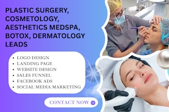 generate plastic surgery, cosmetology, aesthetics medspa botox dermatology lead