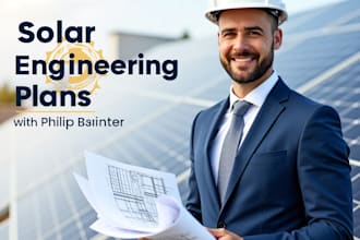 provide structural and electrical engineering with stamp for solar plans