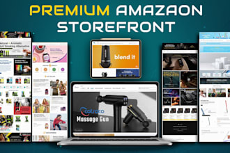 create premium amazon brand store and storefront design