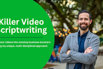write your killer video script