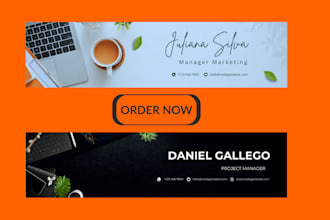 design professional linkedin banner and post template