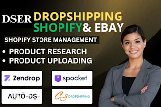 build a professional dropshipping store with dsers,printify