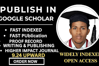 write and publish research article in google scholar index journal apa paper