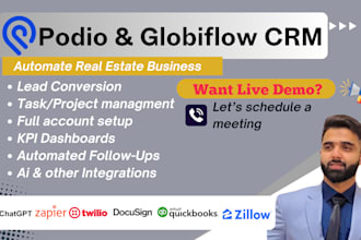 develop podio CRM to automate your business with custom workflows