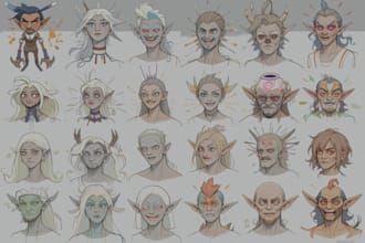 draw 2d game characters and game assets