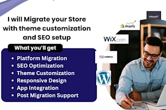 migrate your store to shopify with SEO and theme customization