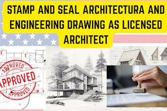 stamp draw architectural structural floor plan engineering fire sprinkler permit