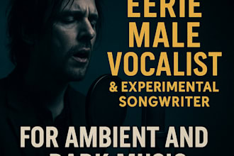 be your eerie female vocalist and experimental songwriter for ambient and dark