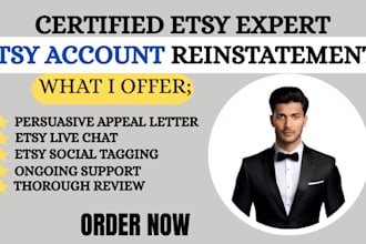do etsy account creation etsy store setup etsy listing etsy reinstatement