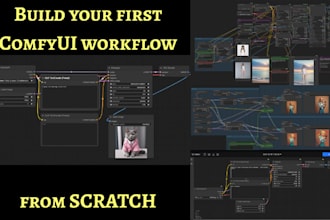 train diffusion models and create a custom comfyui workflows for you