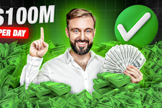 design catchy finance youtube thumbnails to boost clicks