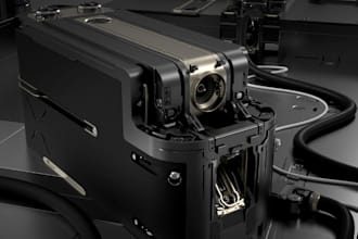 create mechanical 3d model and technical asset in hard surface style for game