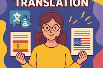 professionally translate your texts from spanish to english and vice versa