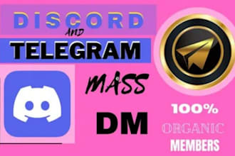 grow your twitter crypto nft via telegram mass dm promotion