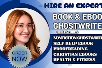 nonfiction ghostwrite ebook ghostwriter book writer christian ghost book writer