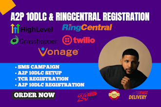fix a2p 10dlc tcr registration ringcentral  SMS campaign setup voip setup
