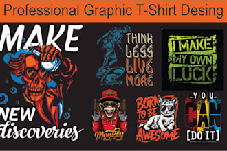 custom typography t shirt merch graphic merchandise designs