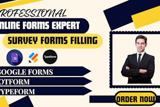 recruit 500 respondents to fill your online survey and google forms via jotform
