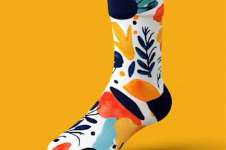 do a unique socks design for your brand