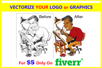 redraw your logo or image manually by vector tracing
