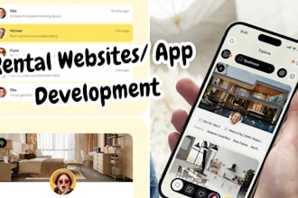 do vacaton rental airbnb website, hotel, car rental chatapp, tour travel website