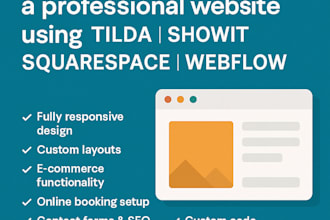 design,redesign squarespace gohighlevel godaddy showit webador webflow website