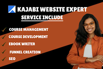 kajabi funnel course management course development ebook writer SEO