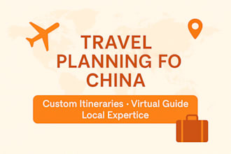 design your custom china travel itinerary with optional virtual support