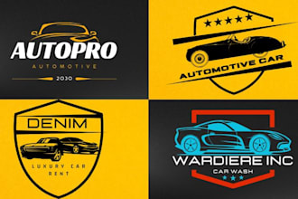 design professional automotive car logo in 12 hours