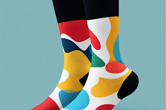 design unique socks design for your brand