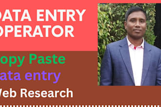 do data entry, excel, word, and PDF conversion specialist