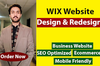 build wix website design redesign, wix website development ecommerce developer