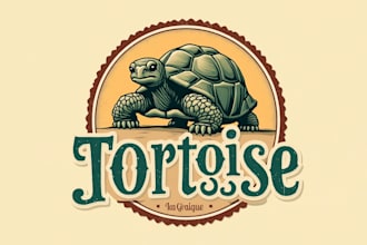 design amazing tortoise logo with creative concepts