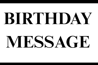 write jesus birthday message to your family