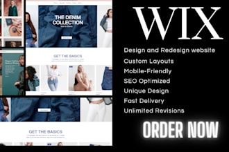 create or redesign your wix site with SEO and mobile optimization