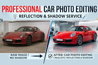provide automotive car photo editing and car background removal services