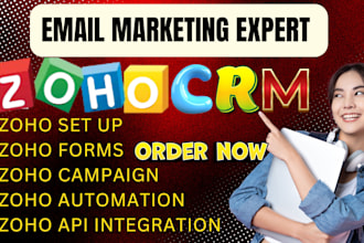 setup zoho crm zoho recruit, zoho salesiq, zoho automation zoho desk