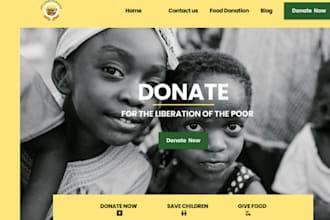 non profit website ngo website charity website ministry and fundraising website