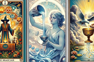 2d card game tarot card trading card ttrpg ccg anime card illustration playmat